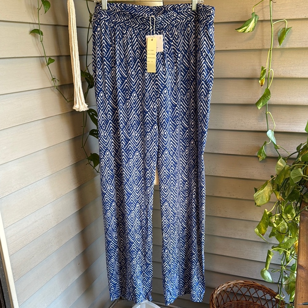 Anthro Hester&Orchard wide leg pull on pant
